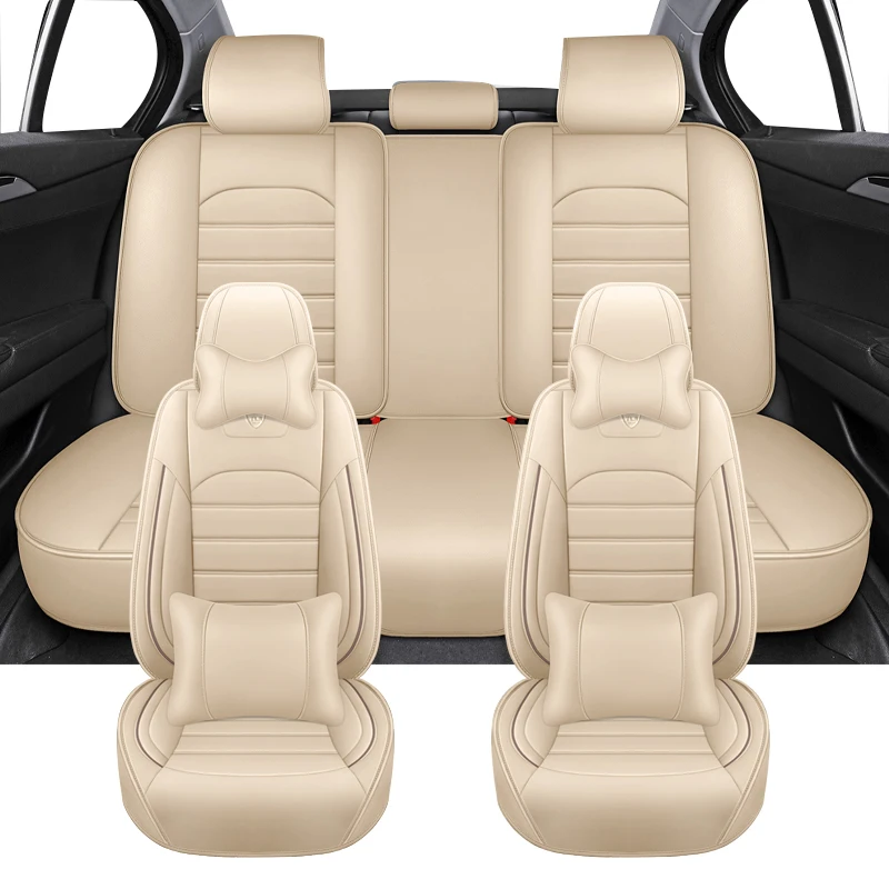 Universal Full Set Car Seat Covers For Geely Atlas Pro Monjaro Tugella Starray Boyue Cool Preface Auto Interior Accessories