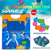 Dive Gems Pool Toys Colorful Gem Pool Diving Toys Kids Learning Games Outdoor Activities for Summer pool Educational Underwater