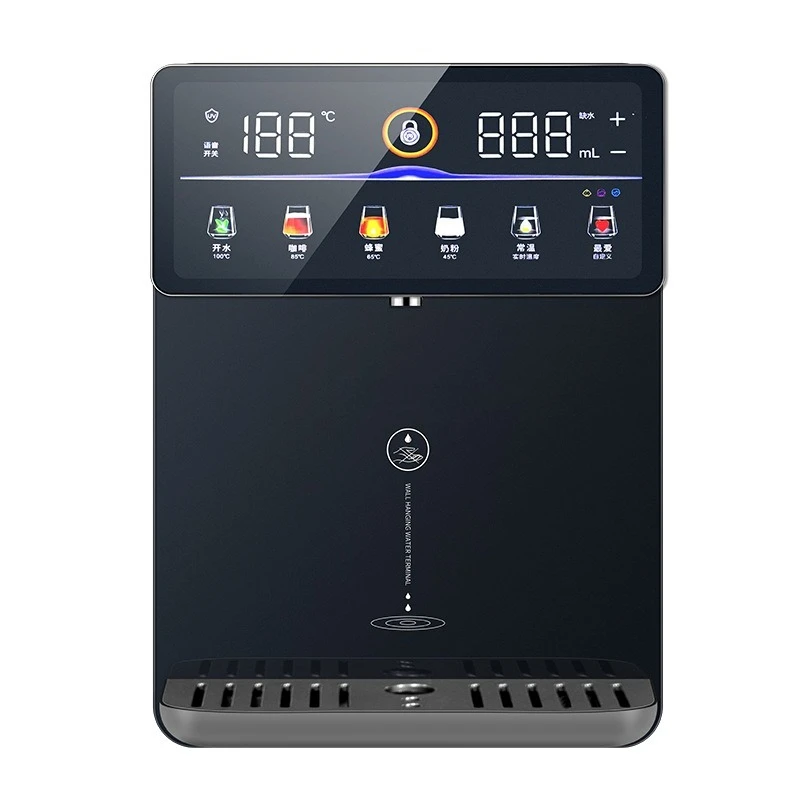 

Large flow wall-mounted pipeline machine, home intelligence, touch screen, quick hot water dispenser