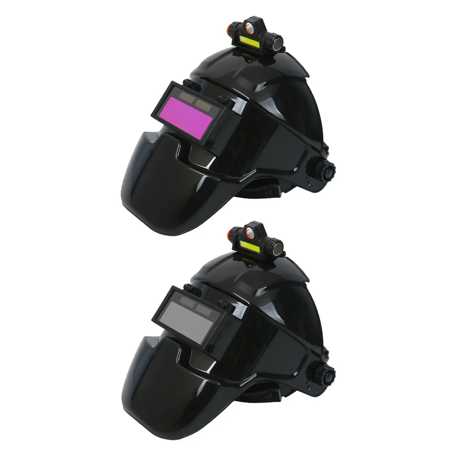 Auto Dimming Welding Helmet with Light Flip up Portable Protection Cover Welding Head Mounted Face Protective Welding Mask