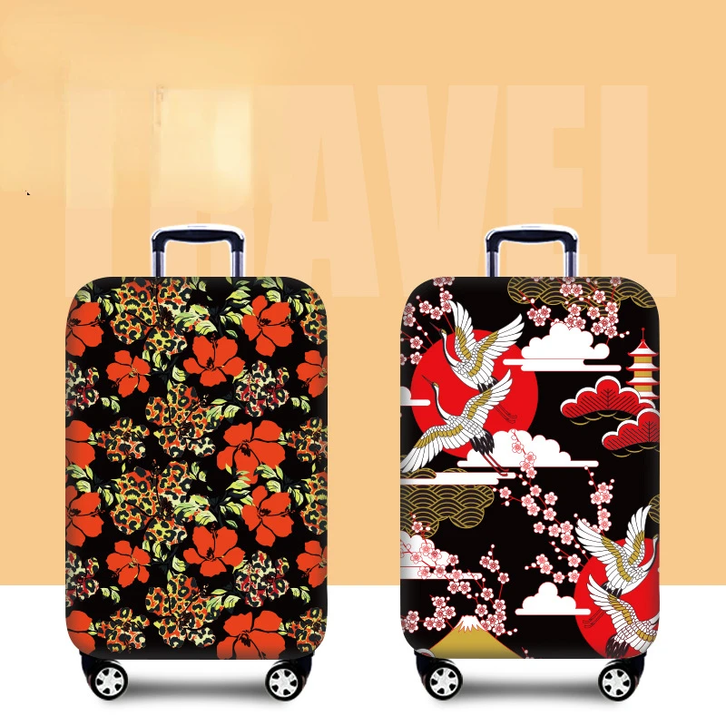 New Luggage Cover Travel Accessories Elastic Suitcase Trolly Protective Covers Dustproof And Wear-resistant Case Cover