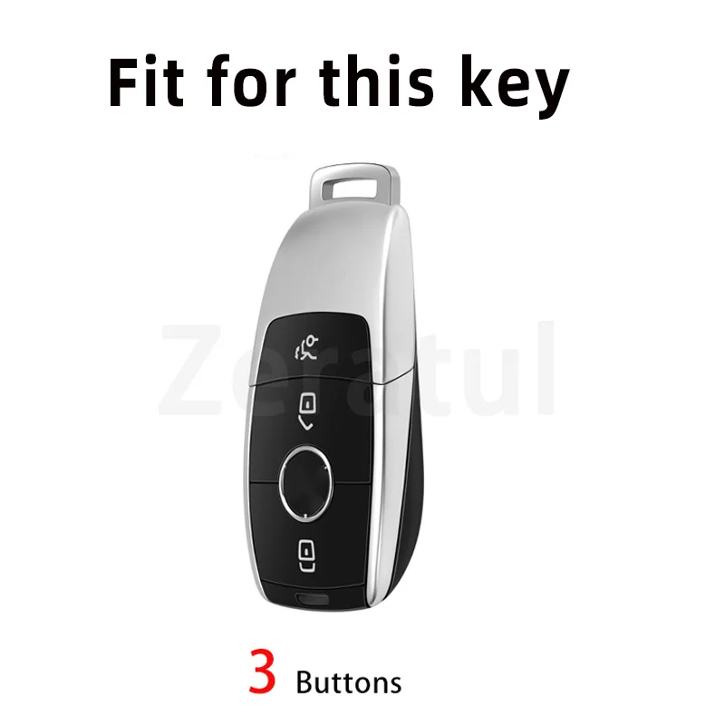TPU Car Remote Key Case Cover Shell 3 Buttons For Mercedes Benz W177 W205 W213 W222 X167 AMG A C E S G Class GLC CLE CLA GLB GLS