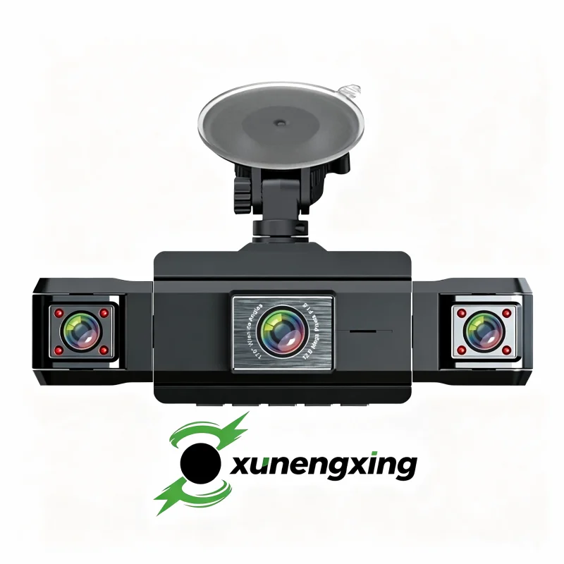 4 Lens 360° Dash Cam Voice 1080P Video Recorder Car DVR Recording Camera Front Left Right Rear View Auto 4Ch DashCam 24H Parking