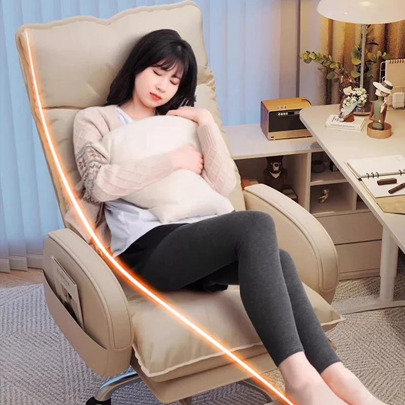 Dresser Chair Work Computer Armchair Advanced Kitchen Game Special Posture Correction Gamming Leather Office Writing Comfy Cheap