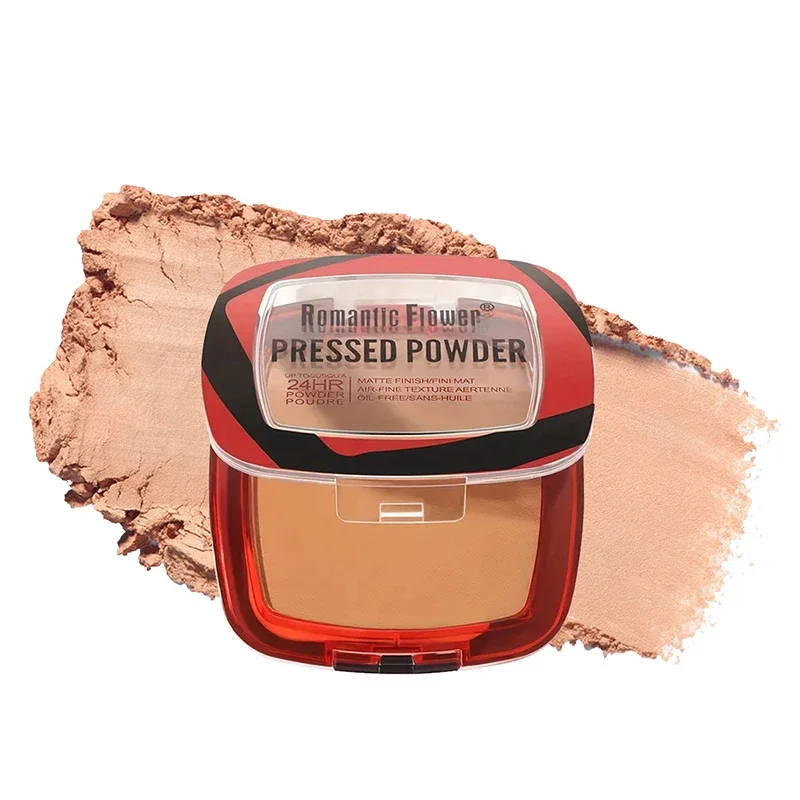 Matte Full-Coverage Setting Powder Long-Lasting Lightweight Concealer Face Foundation Waterproof Oil-Control Base Makeup