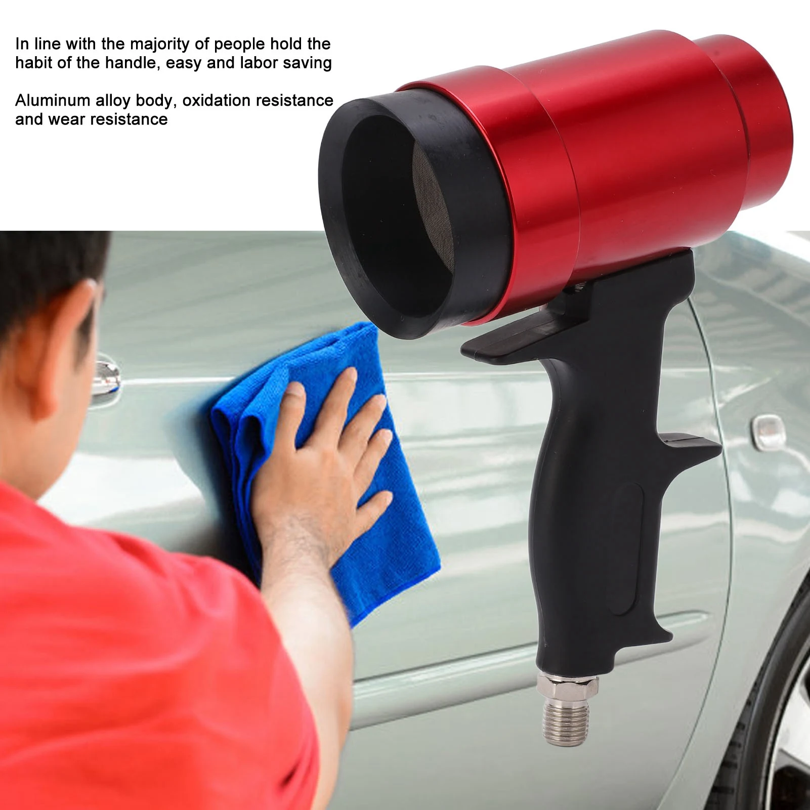 

Industrial Heat Gun Air Drying Gun Aluminum Alloy Body Anti Oxidation Water Based Paint Drying Gun for Automobile Heat Gun