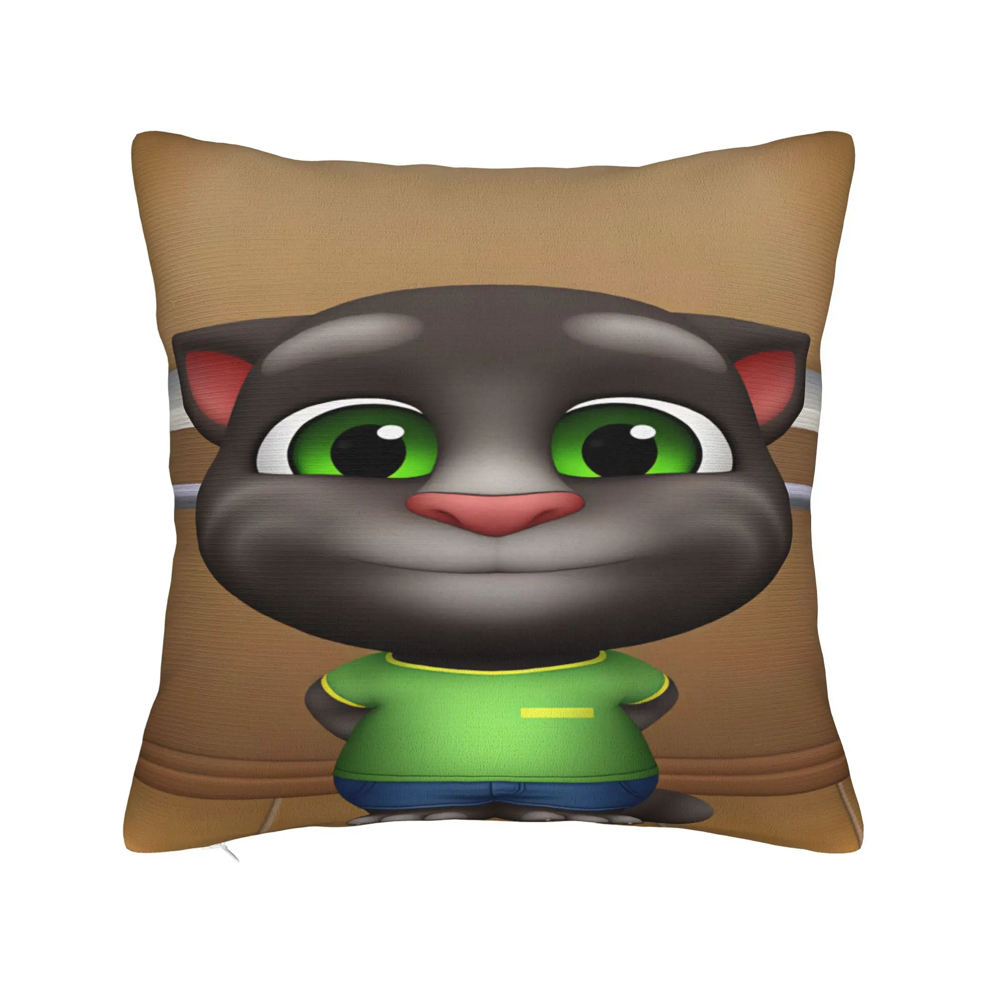 Pillow Case Game T-Talking T-Tom And F-Friends Design  Pillow Cover For Living Room Chair Morden Pillowcases