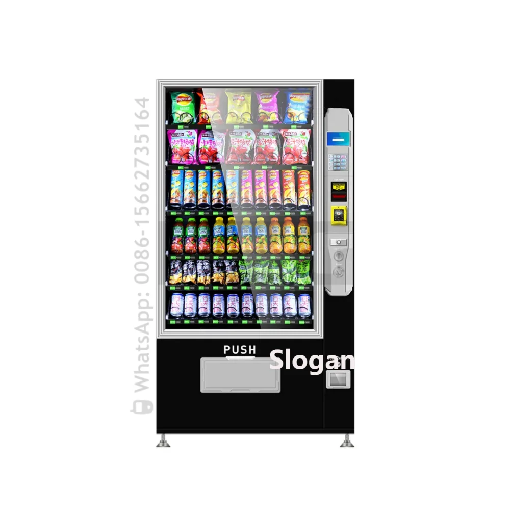 Drink Vending Machine Large Capacity Combo Candy And Snack For Foods And Drinks Vending Machine For Convenient Store