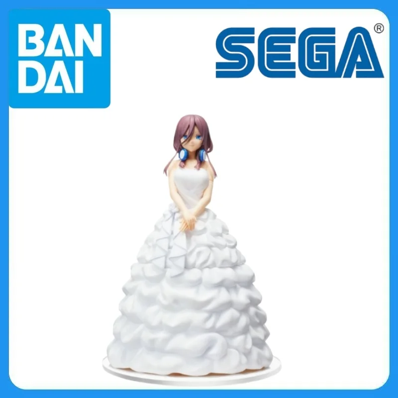 In Stock Genuine SEGA Gotoubun No Hanayome ∬ Nakano Miku SPM Figure Hanayome Ver Anime Figure Garage Kit Anime Cartoon Kawaii