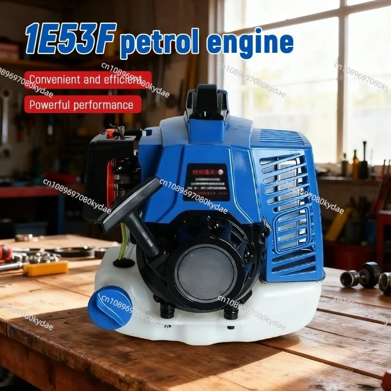 2-stroke Gas-powered Engine 90CC 2500W Heavy Duty Power Head Universal Petrol Engine for Lawn Mower Garden Tiller Earth Auger