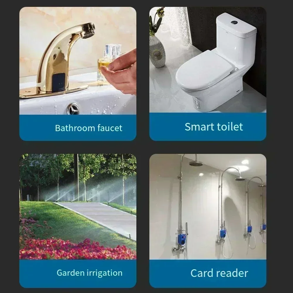 

12 Inch DC 4 5V Pulse Solenoid Valve Plastic Water Control Valve for Battery Powered and Water Purification Systems