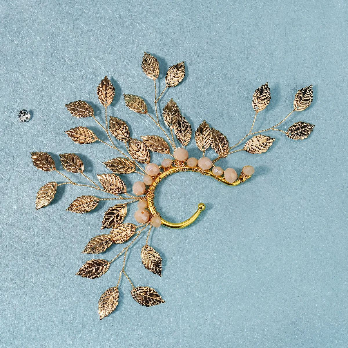Luxus Königin Ohr Knochen Clip Exquisite Strass Kristall Ohrringe Party Braut Schmuck Zubehör Für Frauen Wichtige Anlass – Detail 5