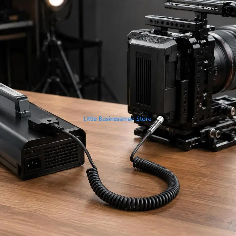 BMPCC 4K-Spiralkamera-Stromkabel mit D-TAP und Kameraverriegelung für den Live-Einsatz M76A – Detail 8