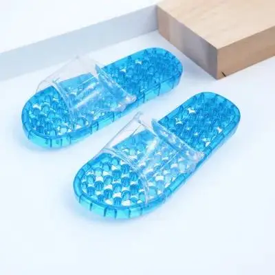 

1Pair Premium Massaging Hollowed-Out Anti-Skidding Bathroom Slippers for Bathroom Slippers Shower Footware