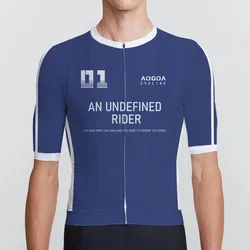 Aogda Pro Air Cycling Jersey Men,Lightweight Breathable Bike Jersey,Short Sleeve Cycling Shirts,Bicycle Clothing
