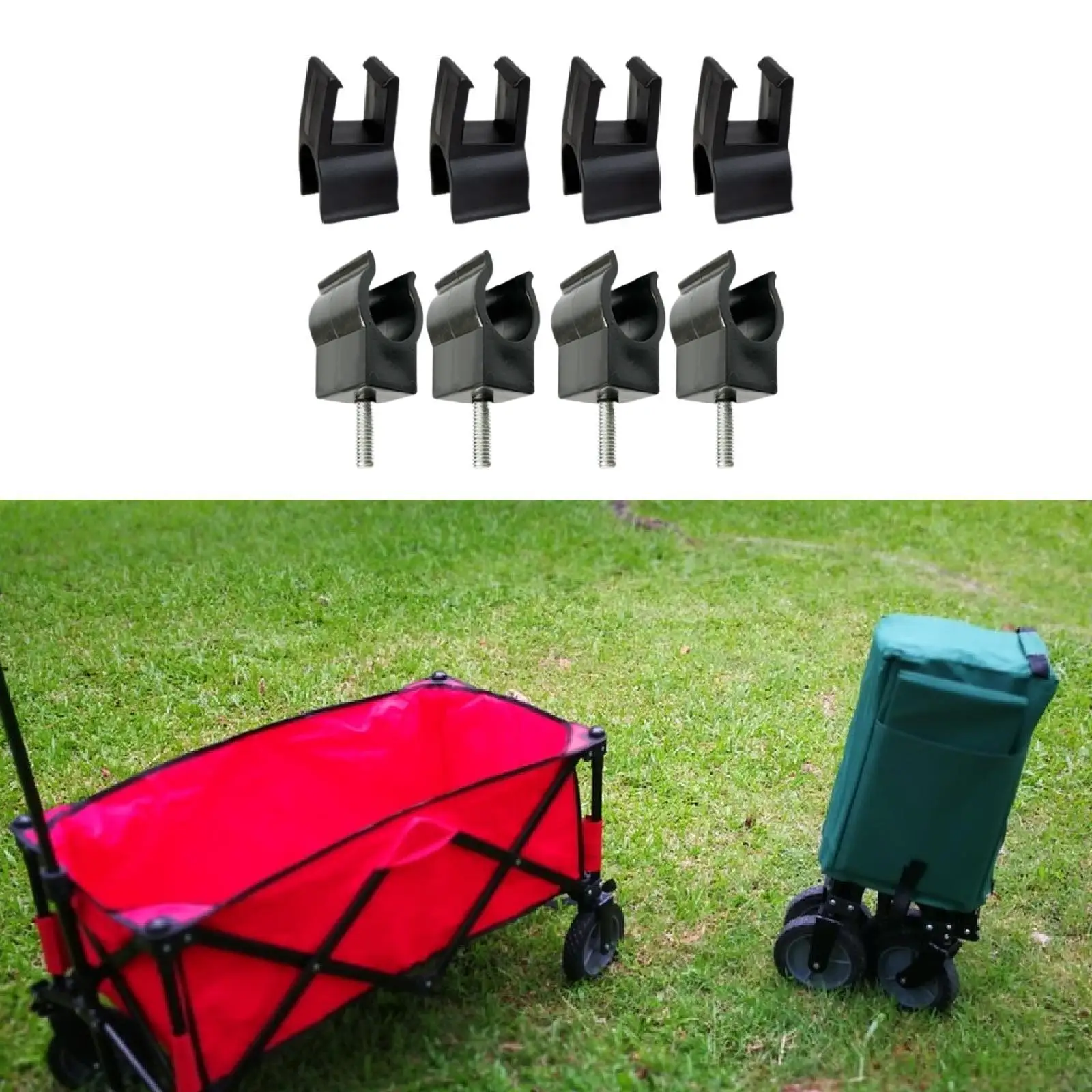 4x Camping Folding Wagon Table Buckles,Grocery Wagon Card Buckle,Camping Wagon Table Buckle