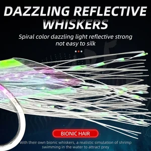 5 Kait Sabiki Rig Umpan Pancing Air Asin Rig Umpan Tali Kulit Ikan Asli Mackerel Menyala dalam Gelap Flash Sabiki Rig 12 darkflash penjualan terbaik - №