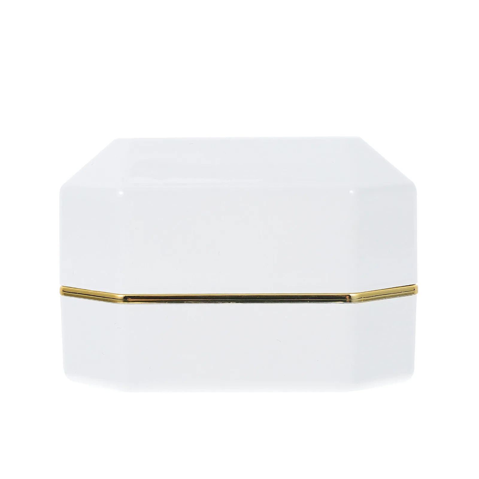 

1 шт. Премиум-футляр для ювелирных украшений со светодиодной подсветкой, высококачественный пластиковый демонстрационный кейс для хранения колец, ожерелий, серег, компактный органайзер для подарков