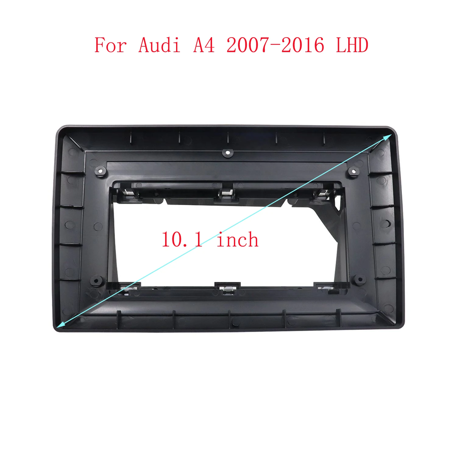 HAOCHEN 10 Inch Car Frame Fascia Adapter Android Radio Audio Dash Fitting Panel Kit For Audi A4 2007-2016 LHD