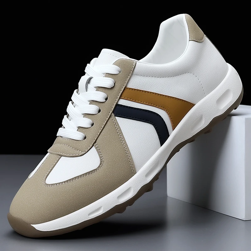 2025 Men's New Autumn German-Style Training Sneakers - Chunky Low-Tops, Breathable & Versatile for Skateboarding & Casual Wear