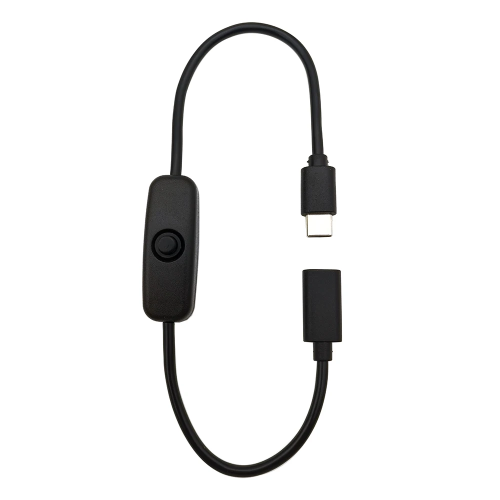 Type C With ON/OFF Switch Power Button Charging Extension Cable Universal Type-C Extension Cable