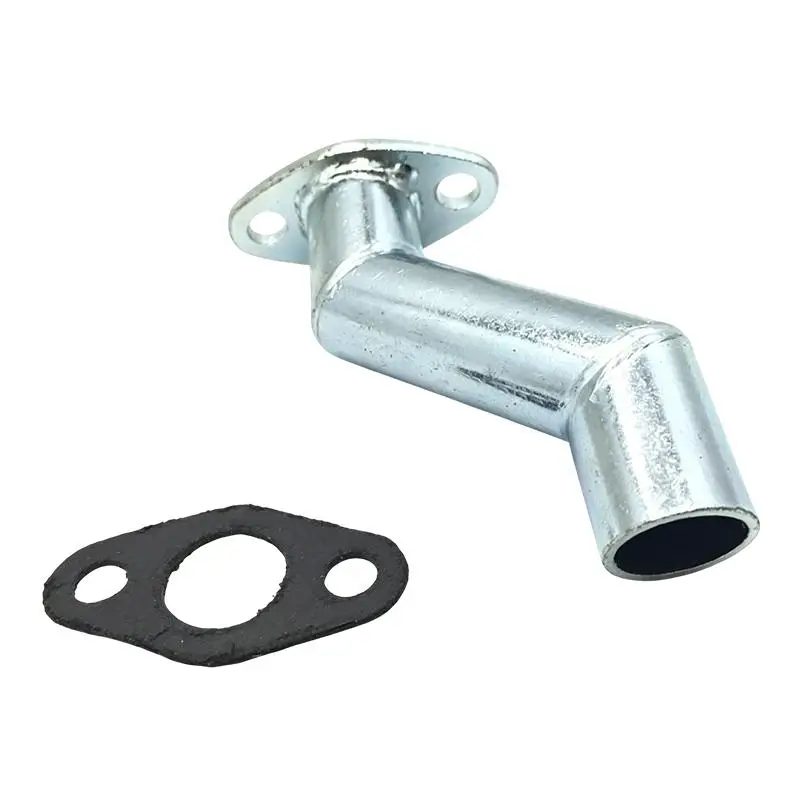 Offset Long Manifold W/Gasket For 60cc: 80cc Motorcycle Bicycle Carburetor Parts Accessories