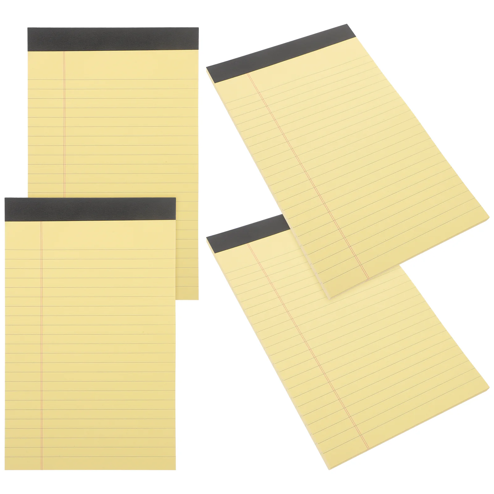 4 Books Legal Notepad Tear off Planner for Planning Memorandum Grocery Shopping List