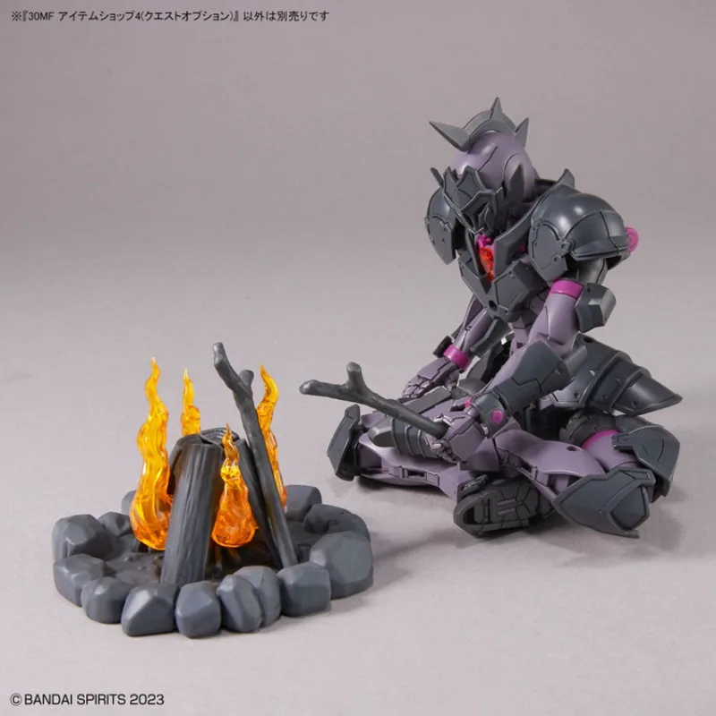 Bandai Original 30MF 30ML 1/144 อนิเมะ ITEM SHOP4 QUEST OPTION ไฟฉายกองไฟ แอคชั่นฟิกเกอร์ ของเล่นประกอบแบบจำลอง ของขวัญสำหรับเด็ก