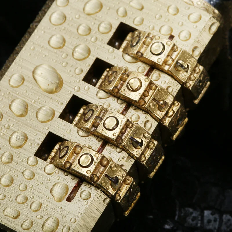 Cadeado de combinação de dígitos de 4 dígitos para mala bagagem cadeado de código de metal viagem seguro anti-roubo cijfersoten