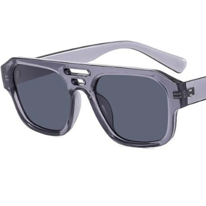 Fashion Sunglasses Unisex Personality Beam Sun Glasses Anti-UV Spectacles Retro Eyeglasses Oversize Frame Sunscreen Google