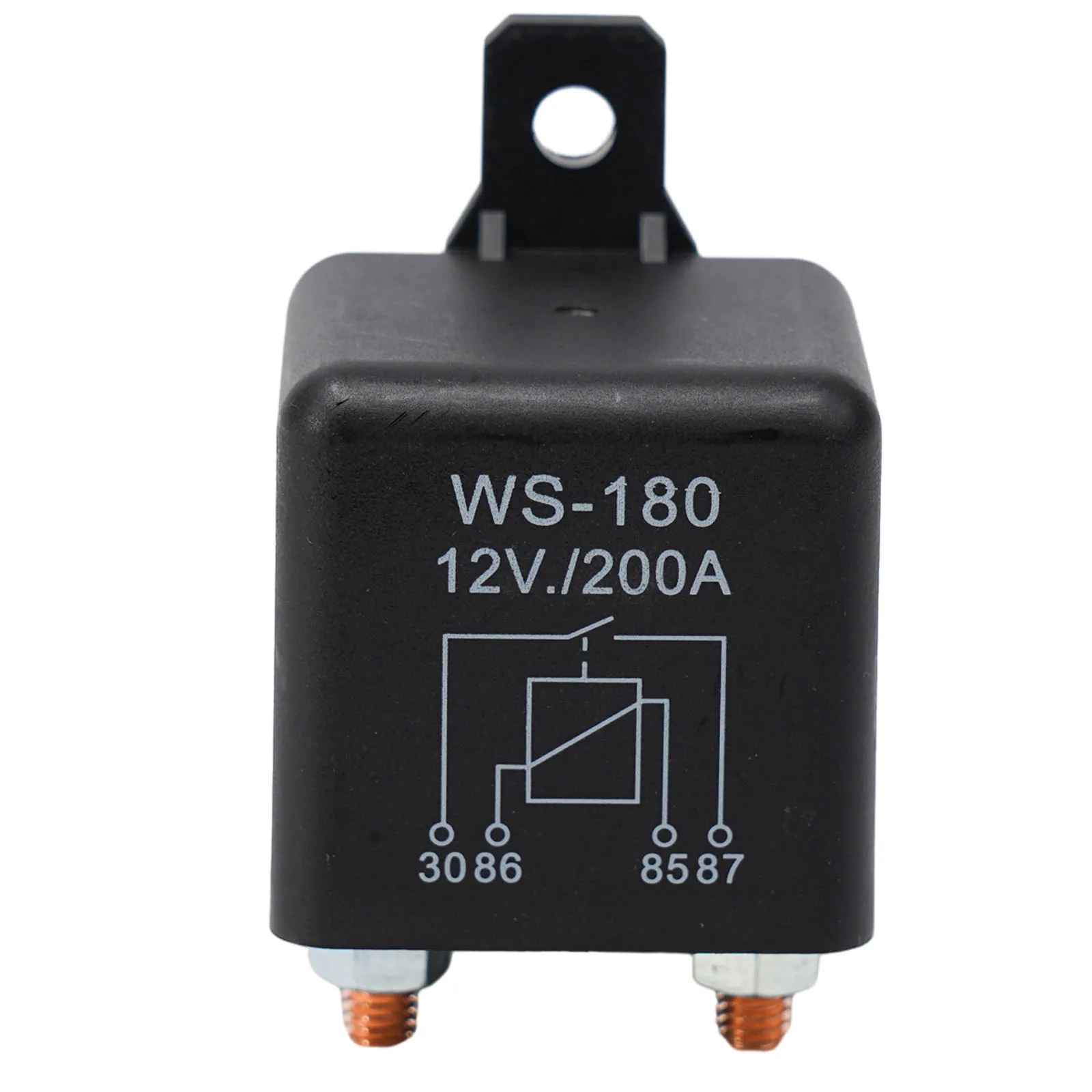 DC 12V Dual Battery Isolator Relay 4Pin with 200A Nominal Current and Electromagnetic Conversion for Automotive Control