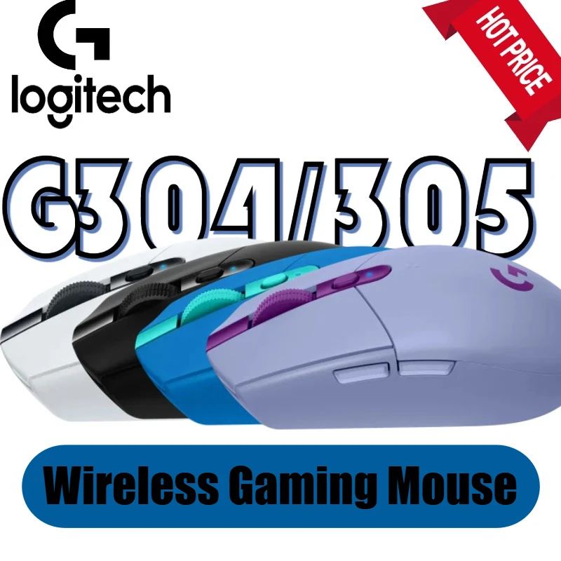 

Игровая мышь G Logitech G304/305 Infinity, точное позиционирование, легкая и компактная для длительного использования, лучшие продажи унисекс