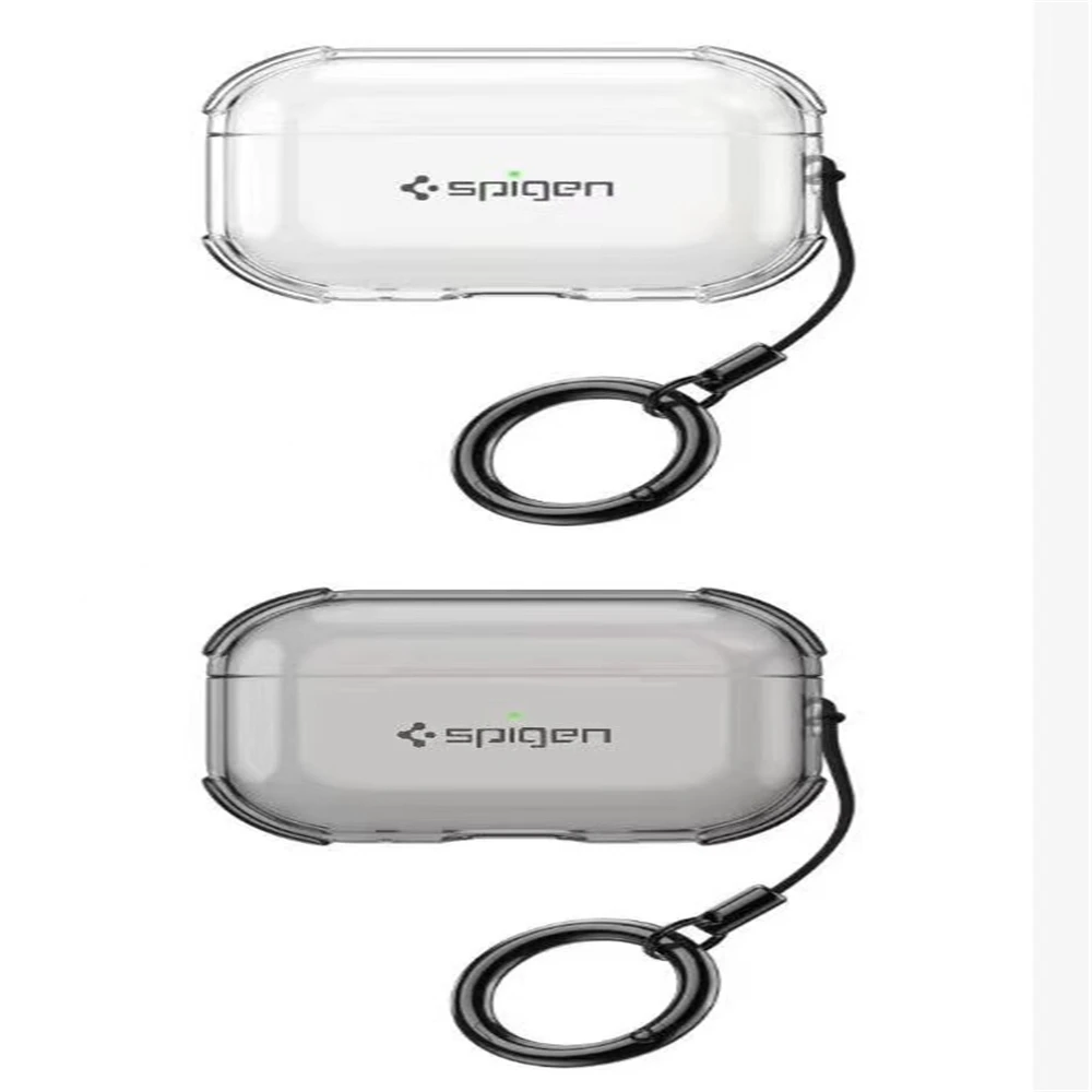 Spigen Für AirPods 5 4 Pro 3 Pro TPU Transparente Kopfhörerhülle 2026 Neu Mit Ring Anti-Verlust Klare Stoßfeste Eingebettete Weiche Hülle – Detail 9