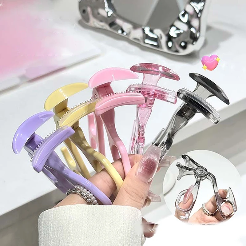 Easy To Operate Styling Enlarge Eyes Tool Wide-Angle Partial Eyelash Curler Portable One-Clip Curling Comb Tooth Lashes Curler
