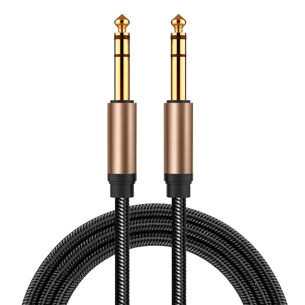 

6.35mm 1/4" Male TRS to Balanced Stereo Audio Cable Gold-Plated 6.35 mm 6.35 mm Instrument