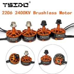 YSIDO RC MODEL 2206 2400KV 2-6S bezszczotkowy silnik do dronów EMAX FPV Racing Freestyle dalekiego zasięgu