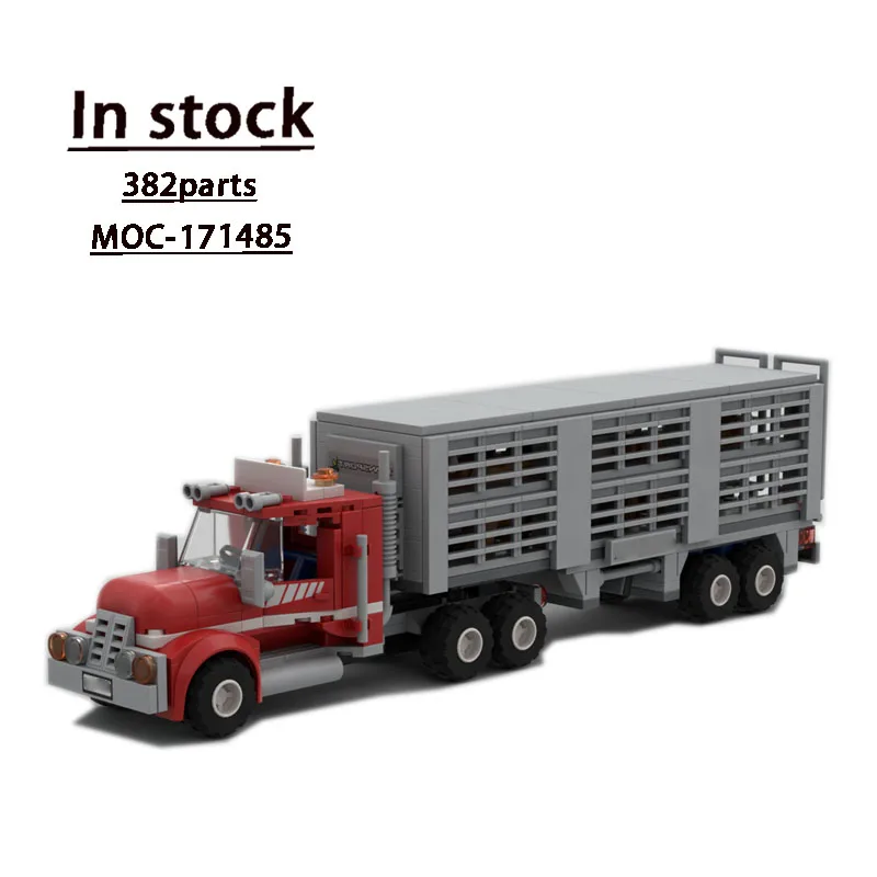 

MOC-171485 City Transport Truck Assembly Splicing Building Blocks Model MOC Creative Building Blocks Toys Kids Toys Gifts