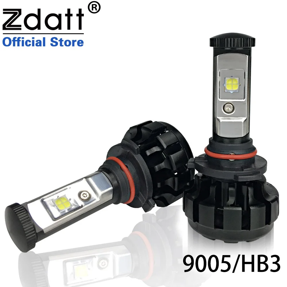 Автомобильные фары ZDATT Canbus H4 led H7 20000лм H11 Светодиодная лампа для автомобильных фар H1 H8 H9 9006 9005HB3 HB4 12 В Turbo 6000K