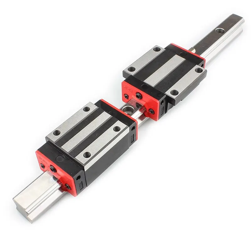 2pcs HGR20 Linear Guides+4pcs HGH20CA HGW20CC Blocks Carriages+1 Set Ball Screw SFU1605 RM1605 Ballscrew Kit For CNC Parts