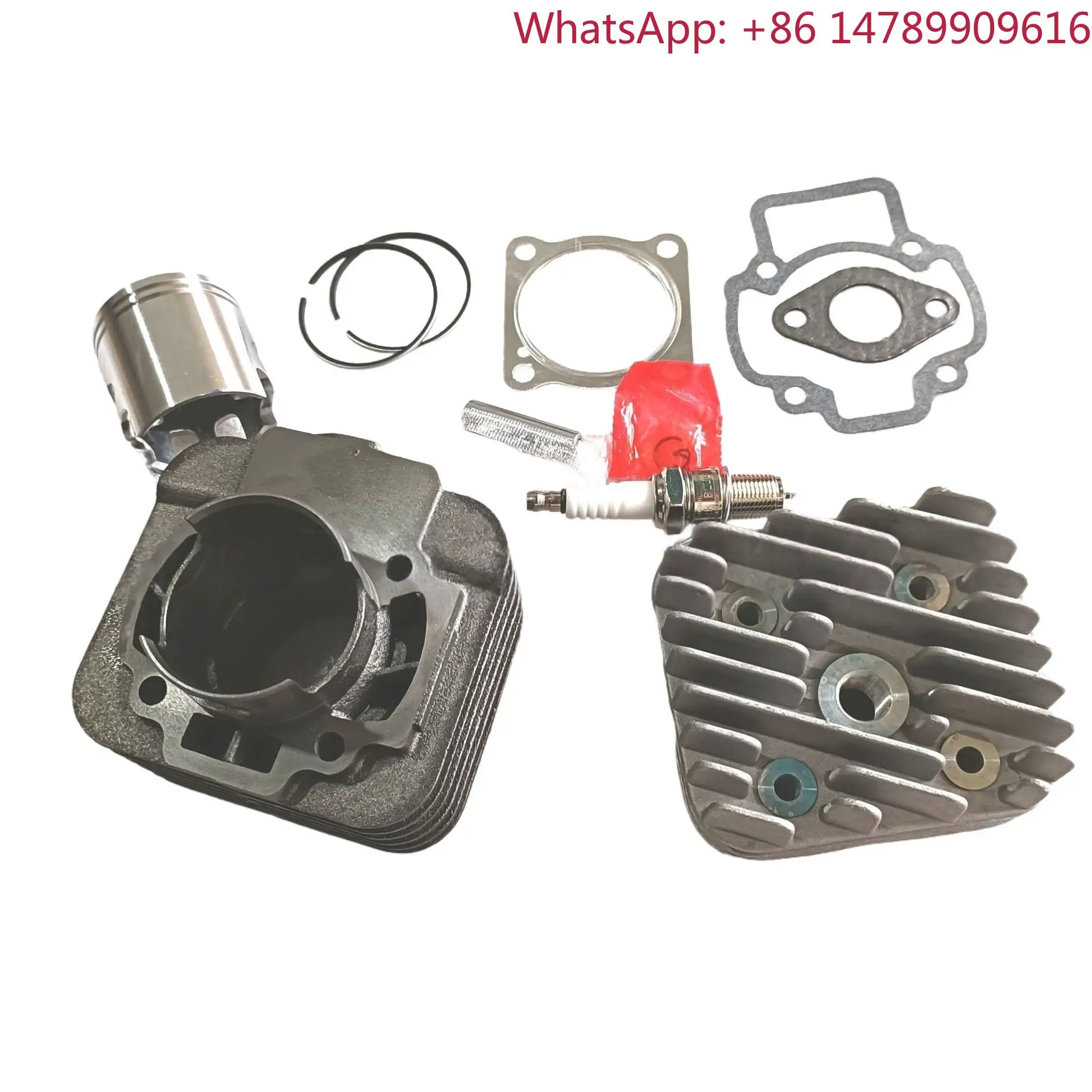 Factory Wholesale Stable Performance 47mm 2-Stroke AC Cylinder Head Kit Custom OEM For ZIP70 Typhoon70 TN70 Two Wheeler
