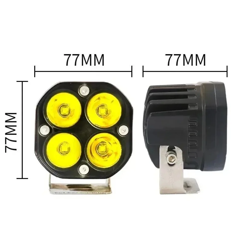 1pc 2pc New 40W Pod Lights LED Offroad Driving Fog Lights Work Auxiliary Bumper Lights Fit for Car Truck Boat Motorcycle