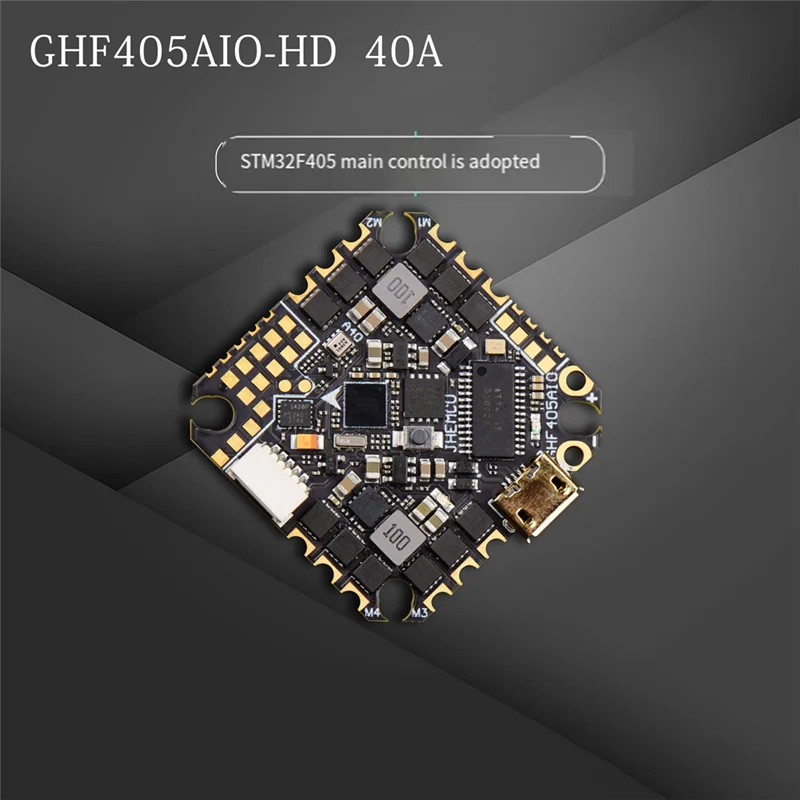 -A89Z GHF405AIO-HD 40A AIO وحدة تحكم في الطيران F405 F4 المدمج في OSD Blheli-S ESC 2-6S Lipo ل RC FPV مسواك سباق بدون طيار