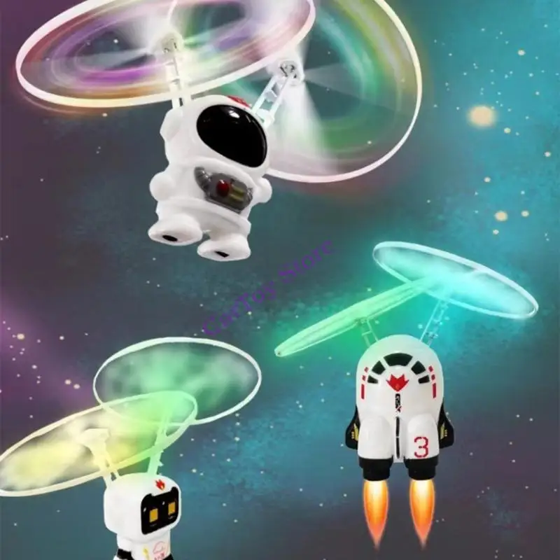 Gesture Hovering Toy 360 Rotating Flying Toy Child Safe USB Charging Aircraft Toy For Indoor Outdoor Use