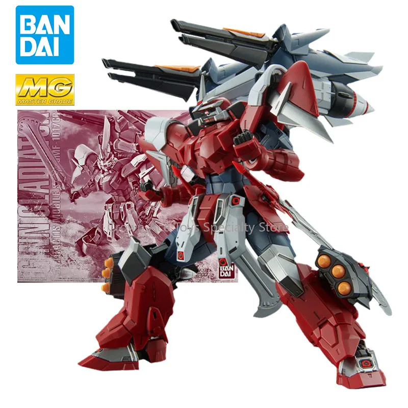 

Bandai Gundam Model Kit Anime Figure MG 1/100 ZGMF-1017GR Ginn Gladiator Collection Gunpla Action Manga Figures Trendy Toys Gift