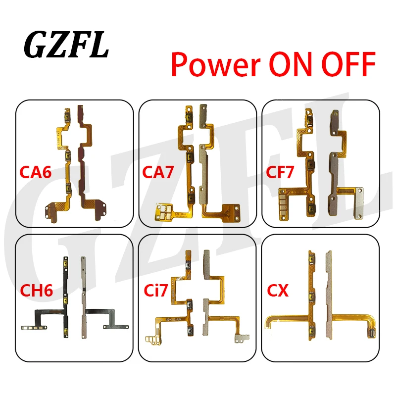 

New Original Power ON OFF Mute Switch Control Key Volume Button Flex Cable For Tecno itel CA6 CA7 CF7 CH6 Ci7 CX