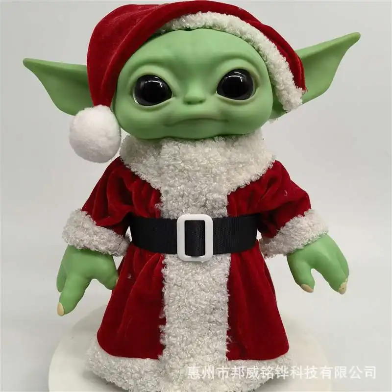 

Christmas New Disney 27cm Yoda Figure Grogu Action Figure Toys Baby Yoda Star Wars Anime Plush Doll Christmas Gifts For Children