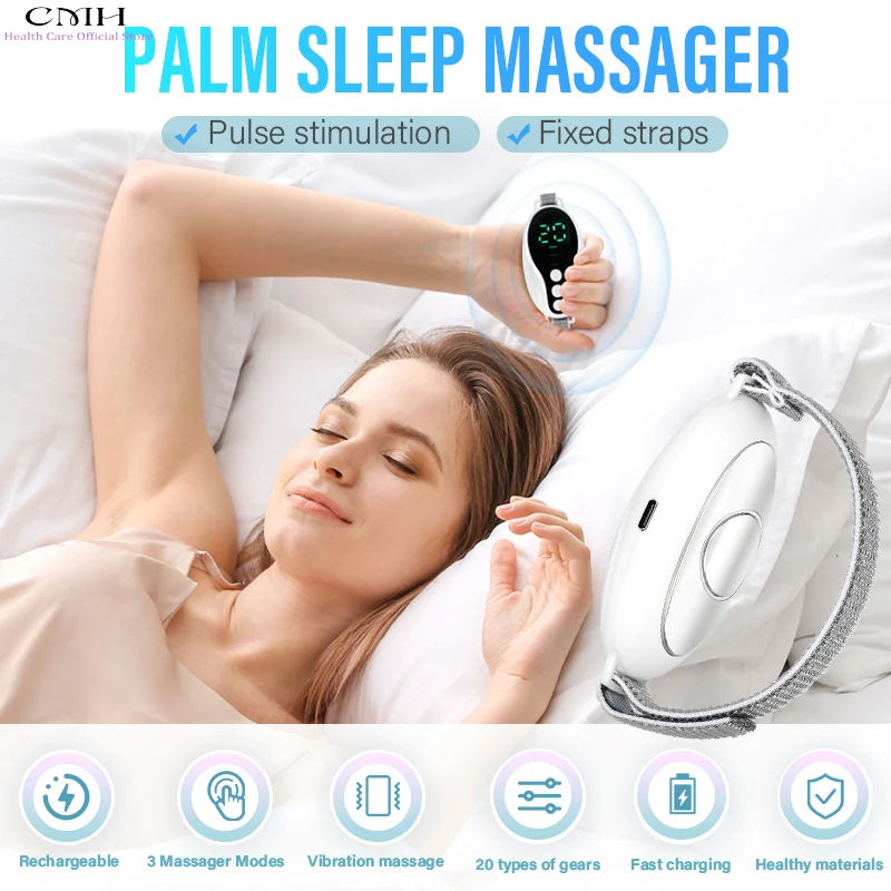 

Handheld Anxiety Relief & Sleep Aid Device – USB Rechargeable Portable Tool That Alleviates Anxiety, Helps Improve Sleep Quality