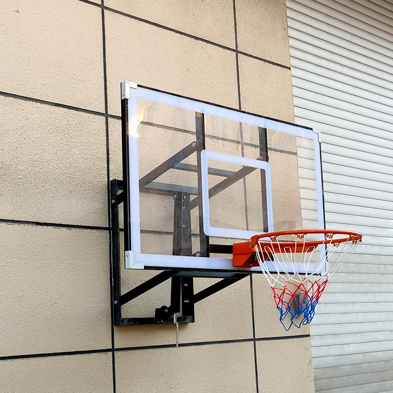 Exportação de alta qualidade pc placa de basquete montagem na parede portátil móvel cesta de basquete