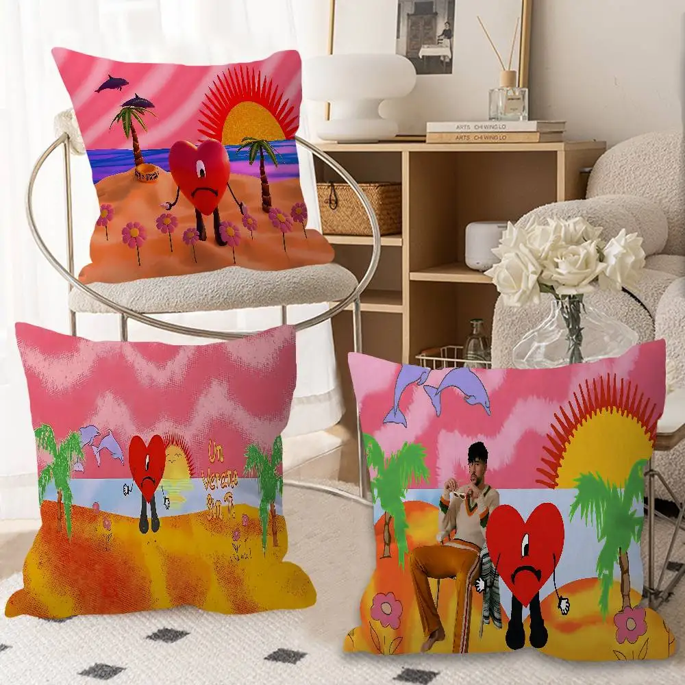 B-Bads B-Bunnys Art Maple Design Cushion Cover Happy Autumn Harvest decor Holiday Decorati Pillow Cover