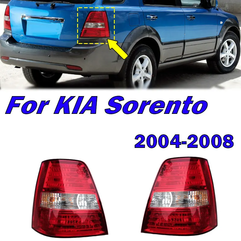 

Задний фонарь автомобиля в сборе для Kia Sorento 2,5 3,8 2004-2008, задний предупредительный стоп-сигнал, задний фонарь, сигнальный фонарь, автомобильные аксессуары